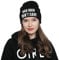 DonDon Mütze Damen Beanie Statement Wintermütze Bad Hair Don't Care