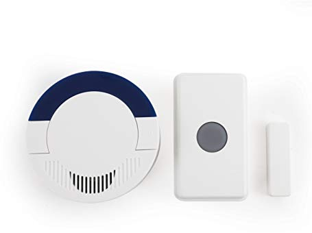 Dakota Alert UTDCR-4000 Long-Range Wireless Doorbell and Home Security Driveway Alarm System - DCR-4000 Receiver and UT-40.