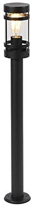 Qazqa gleam - Lampe sur pied extérieur - 1 lumière - Ø 102 mm - Noir - Moderne - éclairage extérieur