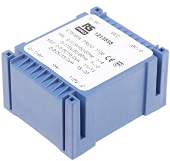 RS PRO Printtrafo, Trafo 115 → 230V ac / 2 x 9V ac 30VA 2 Ausg. 68mm x 57mm x 35mm 530g PCB-Montage