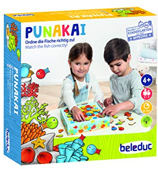 Beleduc - Punakai - Lernspiel für Zuhause - Bekannt aus dem Kindergarten, Schwarz / Weiß