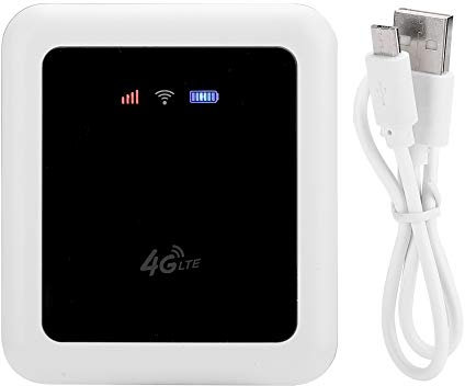 FastUU Routeur WiFi Portable, Mini routeur WiFi Portable Routeur sans Fil avec des Performances puissantes pour Universal Non-SIM-Card White International 4G / 3G