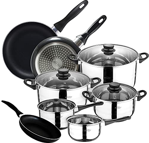 San Ignacio Set mit 8 Teilen + 3 Pfannen 16/20/24 cm