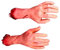 Halloween Bras brisé Parties du corps effrayant pour Halloween Party Latex réaliste Gory 35cm Main Tantery Touch, accessoires d'Halloween