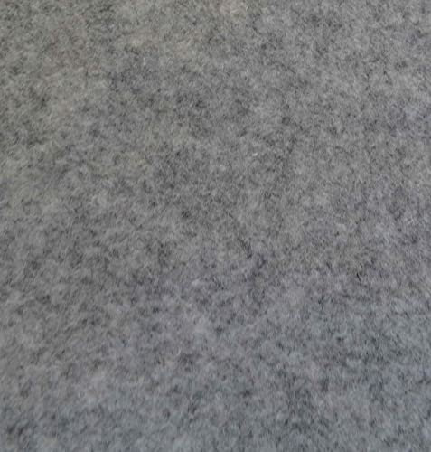 Nadelfilz Extra-Flex Meterware Restauration Innenraumverkleidung Instandhaltung Camperausbau 206 cm Breite (206 x 1500 cm, Hellgrau)