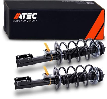 ATEC Germany 2x Gasdruck Stoßdämpfer Vorne Federbein Zweirohr, | Kompatibel mit: FIAT PANDA
