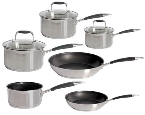 Stoven Soft Touch Induction 5 Piece Cookware Set Plus 20cm Frying Pan