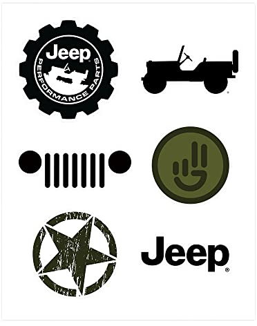 Jeep Foglio Decal Icone