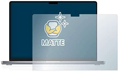 BROTECT Entspiegelungs-Schutzfolie für Apple MacBook Pro 16 2023 Matte Displayschutz-Folie, Anti-Reflex, Anti-Fingerprint