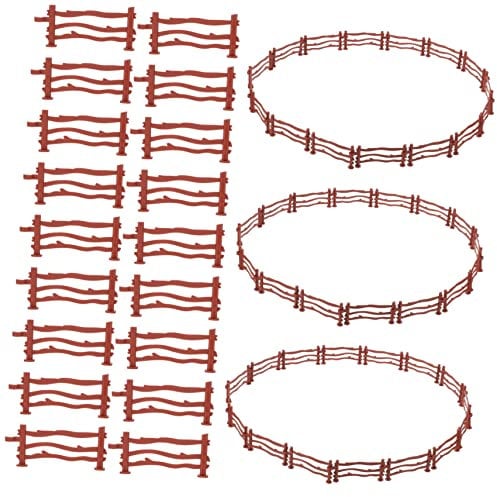 SAFIGLE 100pcs Fence Model Fence Miniature Garden Fence Horse Fence Toy Zen Garden Fence Horse Toys Simulation Fence Panel Barn Animal Fence Kids Playsets Pp Toddler Small Fence Sand Table