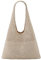 Ayieyill Häkel-Einkaufstasche für Frauen, Häkelnetz-Strand-Einkaufstasche für Sommer, Urlaub, ästhetische Boho-Stricktasche für Frauen, A/Khaki