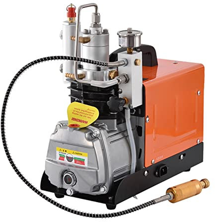 PIGENE Adjustable Small submersible pump High pressure 30MPA pump water cooling Air Electric Inflator mini CFP On Air Compressor 220V 1.8KW