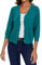 MINTLIMIT V Neck Jumpers for Women UK Knitted Cardigan Womens 3/4 Sleeves Sweaters (Green M)