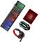 Mikikit All-in Package Keyboard Mouse Headset and Mouse Pad Gaming Keyboard and Mouse Set Led Backlit