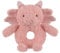 Apricot Lamb Baby Dragon Pink Soft Rattle Toy,Hold and Shake Toy with Sound, Plush Stuffed Animal for Newborn Infant Babies Soft Over 0 Months (Pink)