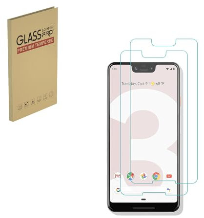 HYGMOCC Screen Protector Compatible with Google Pixel 3 XL (6.3 inch) Tempered Glass Anti Scratch Bubble Free Case Friendly Accessories (Not for Pixel 3A XL)[2 Pack]