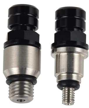 ZNCOJL Gabelentlüftung Für XCF SXF 350 450 Für XC 250 300 2017 2018 85 125 SX 2018 2019 M4x0,7 M8 X 1,0 Gabel Entlüftungsventil Schraube Muttern(2)