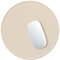 Mouse Pad, Premium-Textured Small Round Mousepad 8.7 x 8.7 Inch, Stitched Edge Anti-Slip Waterproof Rubber Mouse Mat, Pretty Cute Mouse Pad for Office Home Gaming Laptop Men Women Kids, Beige