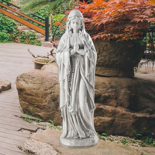 Keslecy Jungfrau Maria Statue Outdoor Religiöse Gartenstatue Gesegnete Mutter Outdoor Statue Virgen De Guadalupe Statuen Große Outdoor Garten Statuen