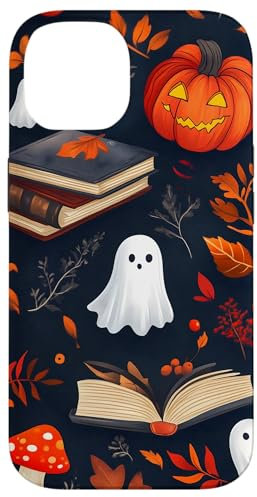 iPhone 14 Halloween Ghosts and Pumpkins Case