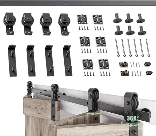 Binario per porta scorrevole, Binario inferiore per porta scorrevole - Binario per porta scorrevole per carichi pesanti,Binario scorrevole per porta del fienile, di binari hardware per porta scorrevol