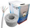 305m Cat5e FTP Ethernet Cable AWG24 CCA Solid LAN Network Cable 1Gbps 100MHz RJ45 Roll for POE CCTV IP Camera DSL ADSL Router Switch Indoor Outdoor Shielded Networking Cable (Grey)