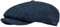 WEROR Schiebermütze Herren/Damen – Schirmmütze Flatcap Herrenmütze mit Schirm – Mütze mit Steppfutter - 100% Wolle - Sommer/Winter – WEROR-432.1 (56, Marine)