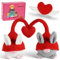 NKTDWO Häkelset, DIY Handgefertigtes Häkelset mit Liebesherz, ideal für Valentinstag, Jubiläen & romantische Geschenke, Liebhaber Zwerge Komplettes Häkelset für Erwachsene