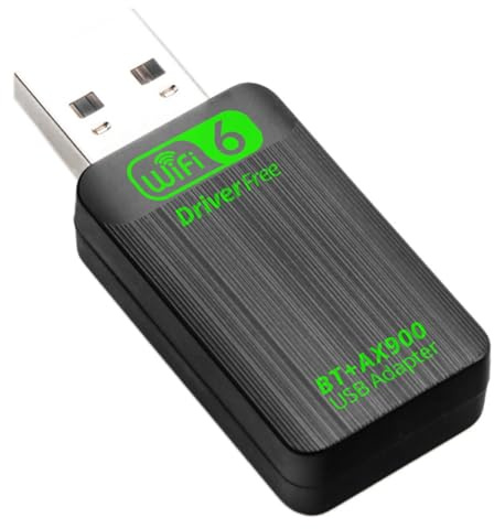Begchy USB WiFi 6 Bluetooth 5.4 AX900 Dongle 2-in-1 Dual-Band 2,4 GHz und 5 GHz USB WiFi Netzwerk ohne WLAN Empfänger