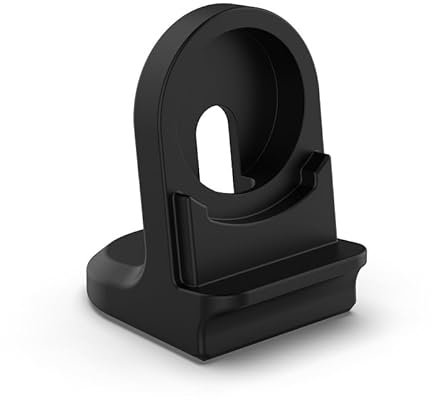 Acadey Support de chargeur pour Huawei Watch GT4/GT5 Pro/GT5/D2,support de chargeur de matériel de silicone Support de station de charge avec gestion de câble Noir