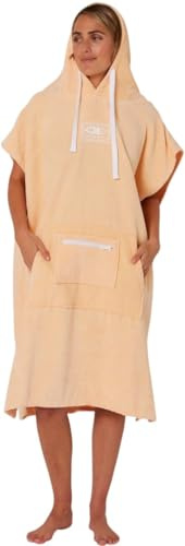 Ocean & Earth Ladies Hooded Poncho 2025 Peach