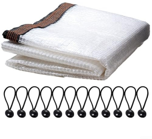 Película transparente al aire libre para uso en jardín de alta densidad resistente al agua y al polvo (2 x 4 m)