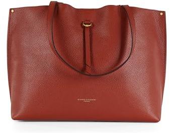 Gianni CHIARINI Leder Schultertasche Shopper Egle Shoulder Bag Brick Red terracotta