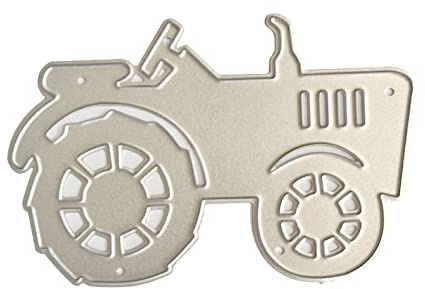 SueaLe Traktor Metall Schneiden Stirbt Craft Carbon Stahl Prägevorlage Schablone Scrapbooking Für Karten Stanze Schimmel Schneiden Stürme Für Die Kartenherstellung