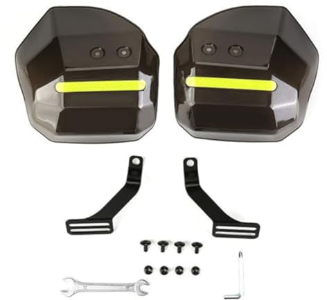 Gettimore Stabiler elektrischer Windschutz für Fahrrad-Handschutz, Motorrad, Handschutz, elektrisches Motorrad, Windabweiser für Lenker, Windschutzscheibe