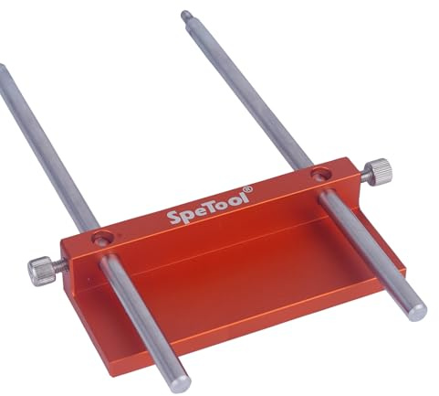 SpeTool Bohranschlag für S04001 tragbare Bohrschablonen, komplett aus Aluminium gefertigt, Kantenschneidführung zum Bohren von Reihenlöchern, 265 mm von Edge Max
