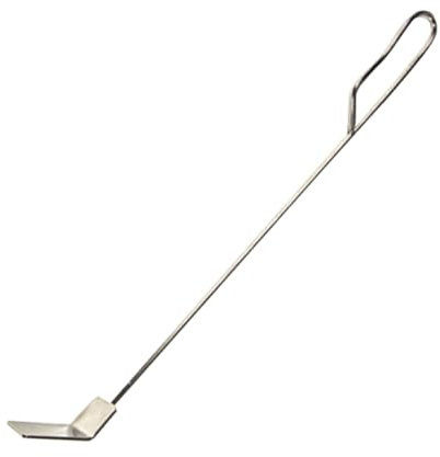 Ash Rake Tool - Stainless Steel Chimney Cleaner with Long Handle, Charcoal Grill Rake | Efficient Ash Handling Fire Pit Pizza Oven Wood Burning Stove