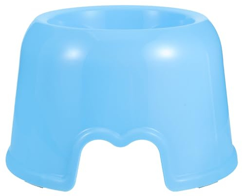 iplusmile Bol en Plastique pour Animaux de Compagnie Grosse Capacité, Design Coloré Adorable, Gamelle Portable pour Chien et Chat, Protège Les Déversements