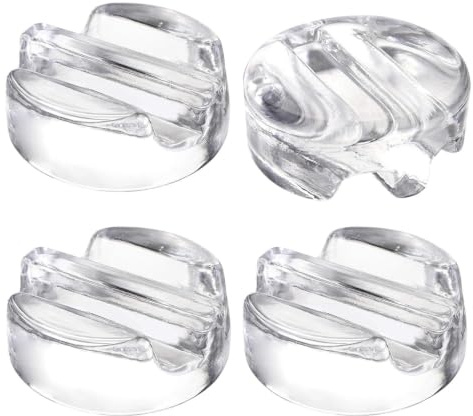 Glas Inläggningsvikter 4 Stycken Klara Lättgreppbara Stenar