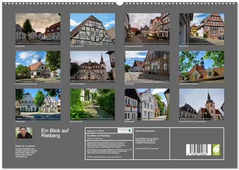 Ein Blick auf Rietberg (hochwertiger Premium Wandkalender 2025 DIN A2 quer), Kunstdruck in Hochglanz