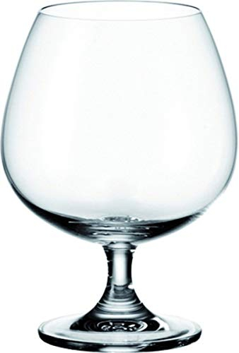 montana pure Schwenker, 6er Set, spülmaschinenfeste Cognac-Gläser, Cognac-Kelche im klassischen Stil, Spirituosen-Gläser, Bar-Kelche 520 ml, 042393