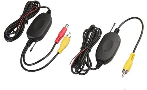 BW Transmisor y Receptor inalámbrico RCA para Monitor de cámara de visión Trasera de Coche