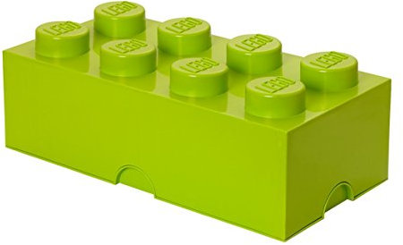 LEGO Ladrillo de Almacenamiento 8-Plug Toy (Verde)