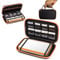 Orzly 2DS XL Case, Carry Case for New Nintendo 2DS XL - Protective Hard Shell Portable Travel Case Pouch for New 2DS XL Console with Slots for Games & Zip Pocket - ORANGE on Black