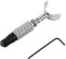 Akozon Lederhandwerk Carving Knife, Cut Blade Leder Swivel Messer Leder Handwerk Schneidwerkzeug Arbeitswerkzeug 360 Grad Drehen Einstellbare Leder Messer