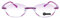 TERAISE Randlose Lesebrille Mode Diamant Cut Edge Design anti-blau Objektiv Brillenleser für Frauen(1.5x)