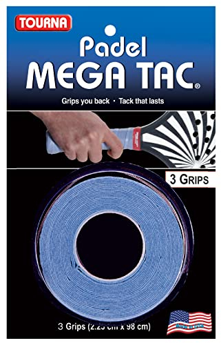 Tourna Unisex-Erwachsene PAD-MT-B Padel Overgrip, Blaues Markenzeichen