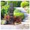 tuning-art EW101-BLK Gartenstecker Gartenschild Home | Garten Deko | Abkantung | 120cm x 21cm