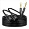 Twozoh XLR to 1/4 Inch Jack TRS Cable 2 Pack, balanced 6.35mm Plug to 3 pin XLR Male, Quarter inch Stereo Male Guitar Cable 2M (Profesional/Hifi)