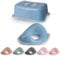DOCARI Toilettentrainer mit Treppe als Set blau - Toilettensitz Kinder und Tritthocker Kinder - Toilettensitz Kinder mit Treppe - Toilettenaufsatz Kinder WC Sitz Kinder Hocker Kinder Bad
